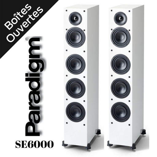 Paradigm SE6000F Blanches - Enceintes de type colonne