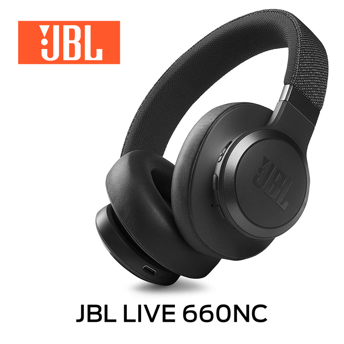 JBL LIVE660NC- Casque supra-auriculaire sans fil à réduction de bruit