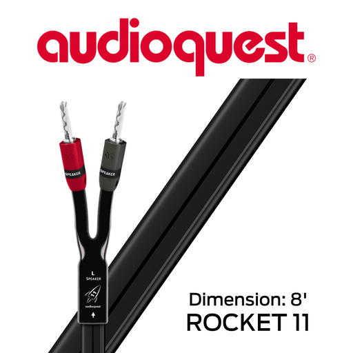 AudioQuest Rocket 11 - Câble de haut-parleurs calibre 14 AWG (la paire)
