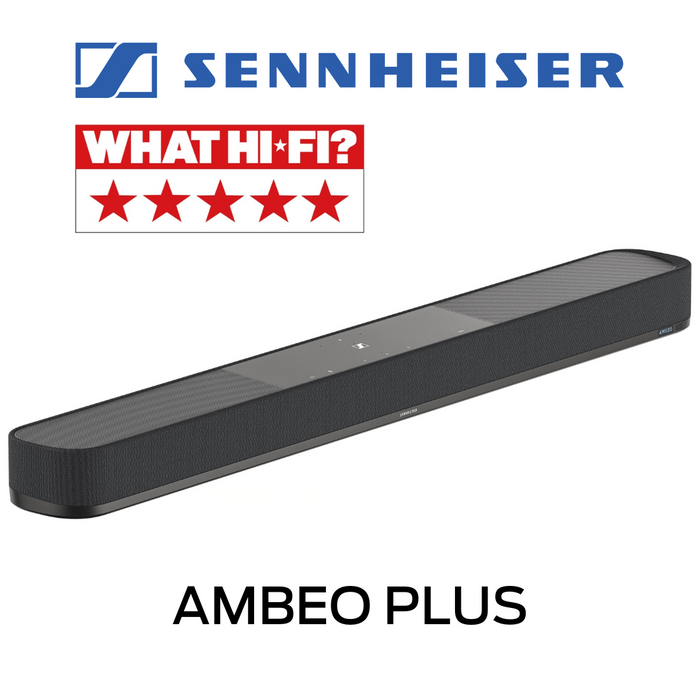 Sennheiser AMBEO Soundbar Plus - 400 watts, 9 HP, Dolby Atmos