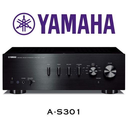Amplificateur stéréo 60W/c, technologie Yamaha a-s301