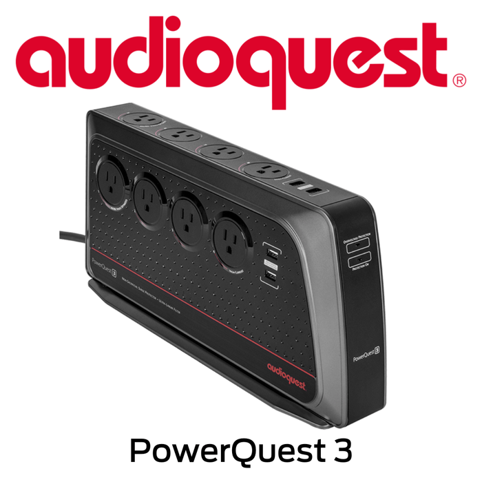 Audioquest PowerQuest 3- Barre d'alimentation/conditionneur 8 prises