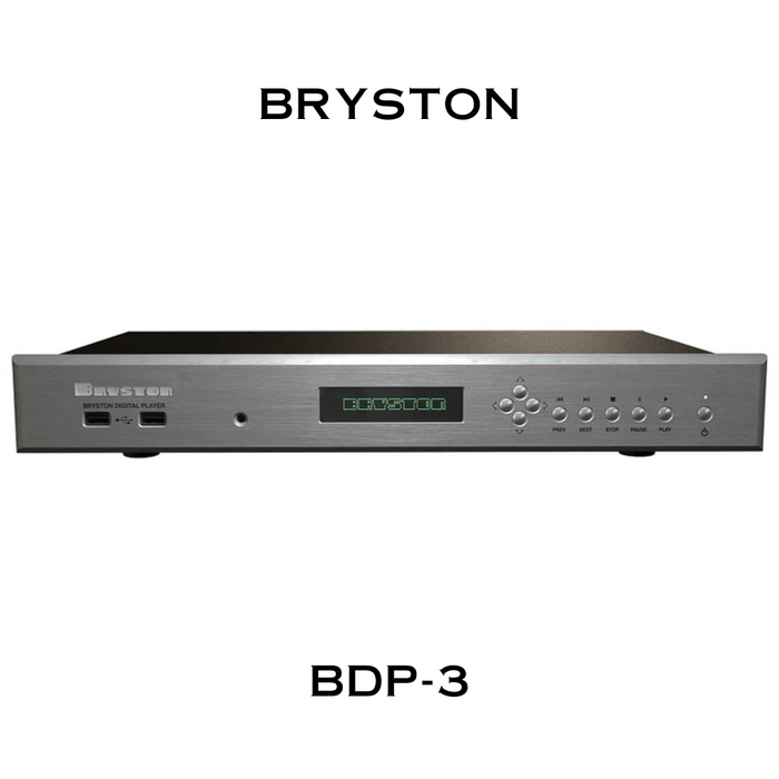 Bryston BDP3 Noir - Lecteur réseau haute résolution