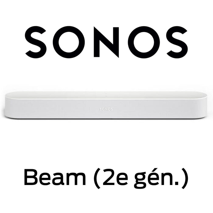 Sonos Beam (2e génération) - Barre de son Dolby Atmos —