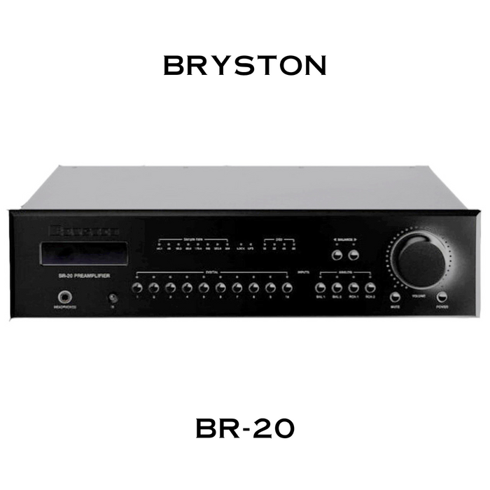 Bryston BR20 Noir - Préamplificateur Stéréo