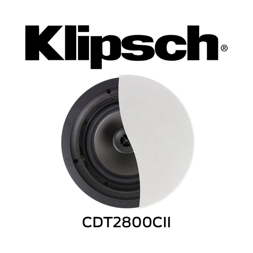 Klipsch CDT2800CII - Enceintes 8" pivotantes 2-voies pour plafond