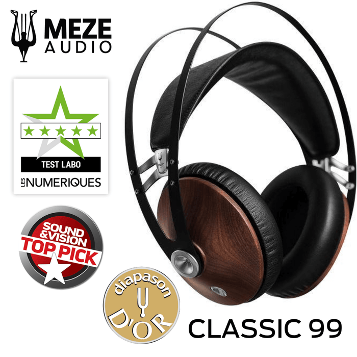Mezeaudio - Écouteurs 99 Classic Noyer argenté