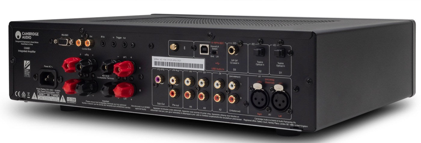 Cambridge Audio CXA81 - Amplificateur stéréo intégré 80W/C, DAC, Phono