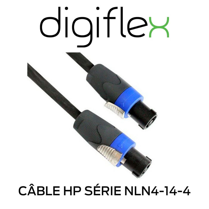 Digiflex - Câble de haut-parleurs Série NLN4-14AWG à 4 conducteurs