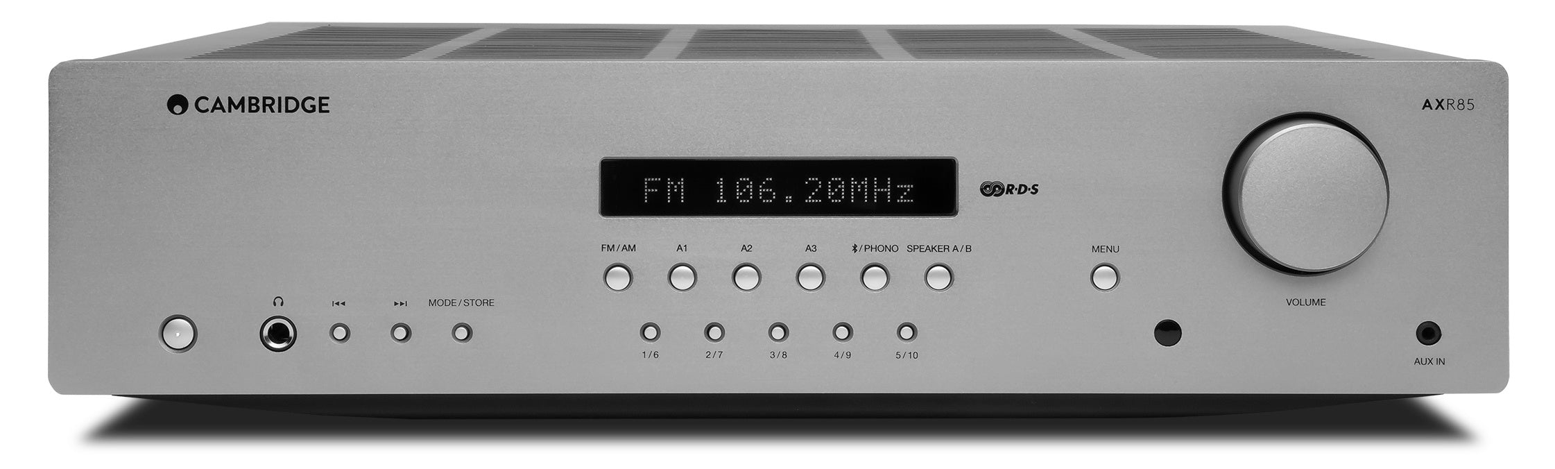 Cambridge Audio AXR85 - Récepteur stéréo AM/FM 85W/Canal avec connectivité Bluetooth intégré et entrée phono