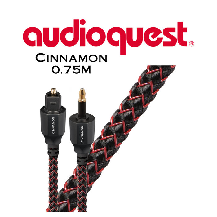 AudioQuest Cinnamon - Câble optique digital Fibre de haute pureté