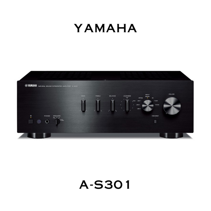 Amplificateur stéréo 60W/c, technologie Yamaha a-s301