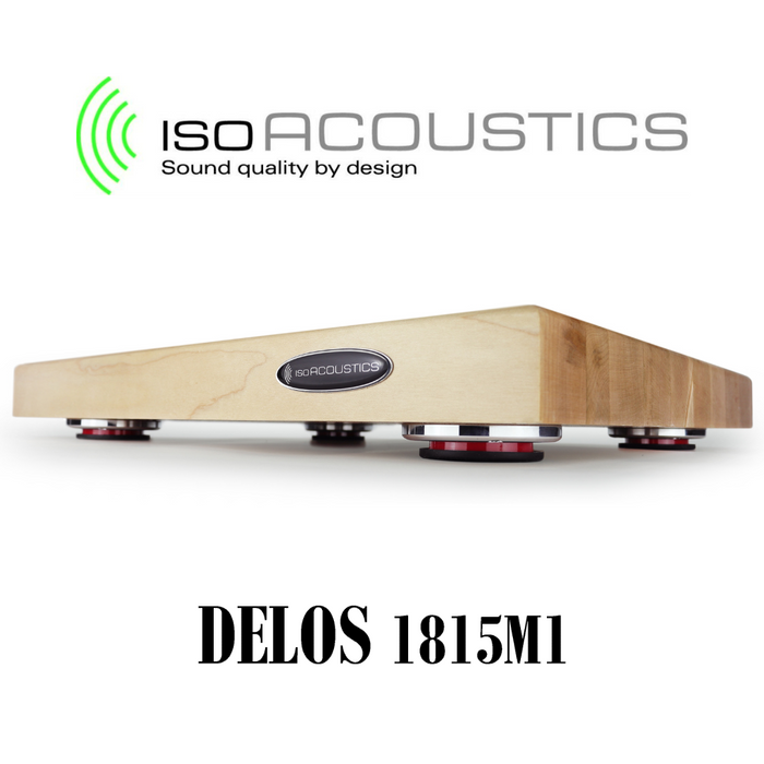IsoAcoustics Delos1815M1 Érable - Bloc dimensions 18"L x 15"P x 1,75"H