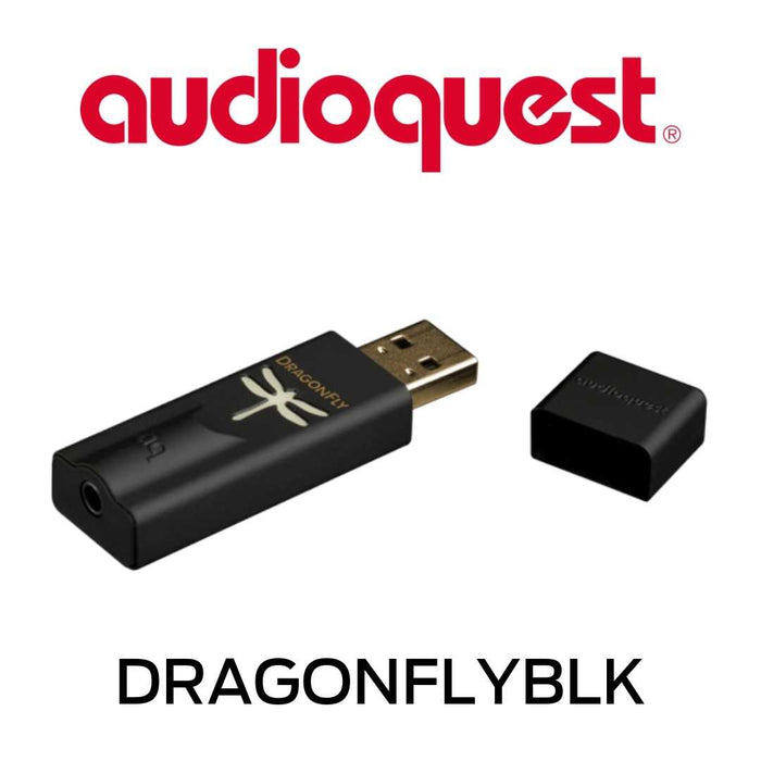 AudioQuest Dragonfly Noir - DAC USB portable ESS Sabre DAC 32 bits vous offre un son naturellement magnifique au bout des doigts!