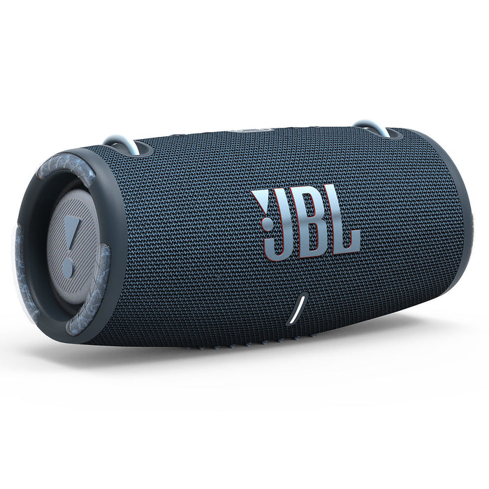 JBL Xtreme 3 - Enceinte Bluetooth portable : à la piscine, en pique-nique, en promenade. La musique, c’est la fête. L’enceinte Bluetooth portable Xtreme 3 JBL diffuse sans effort le son puissant JBL Original Pro.