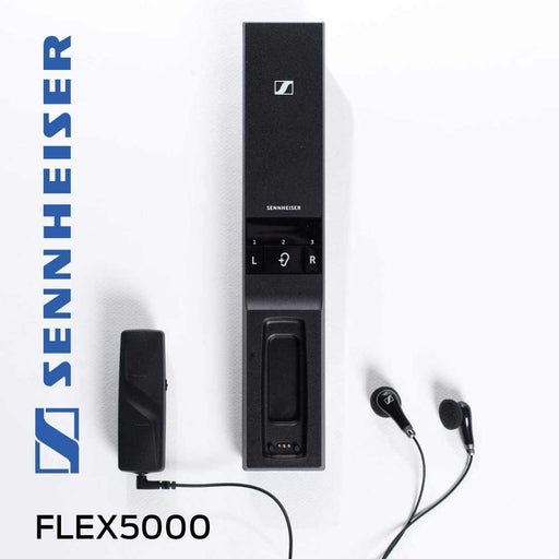 Sennheiser FLEX 5000 - Système de télévision amplifié sans fil avec écouteurs MX 475 pour la télévision