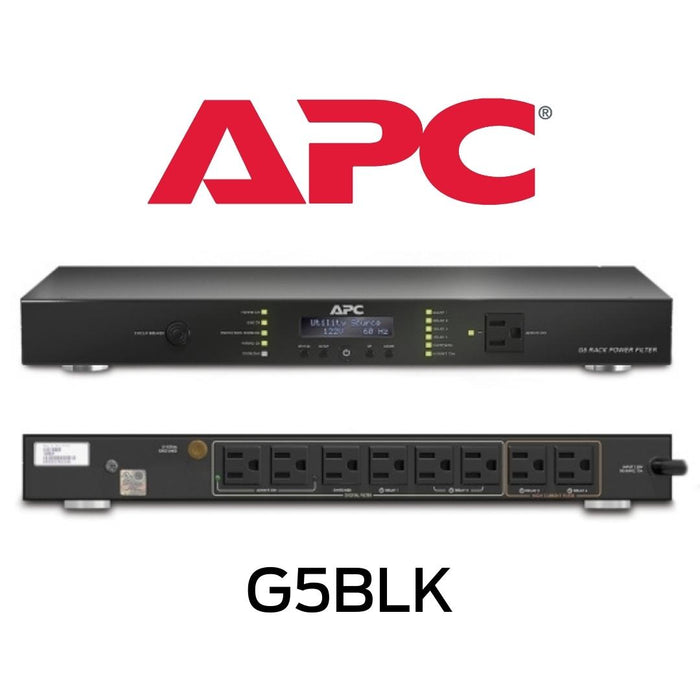 APC G5BLK - Barre d'alimentation 9 prises avec conditionneur de courant de type G 15AMP/120V
