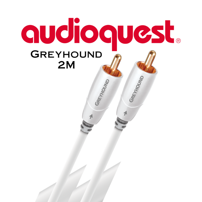 Audioquest Greyhound - Câble pour caisson de basses à 0.5% d'argent
