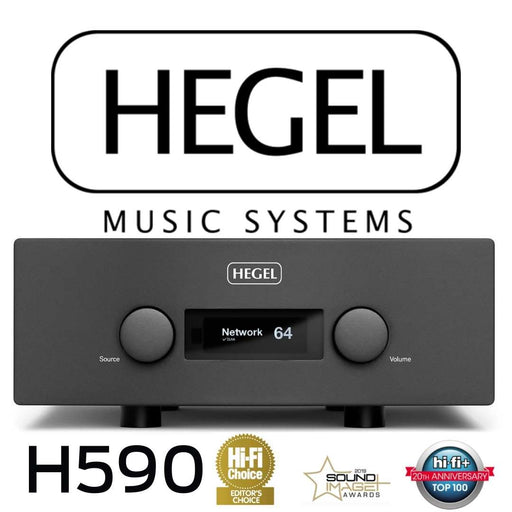 HEGEL - Amplificateur stéréo 301W/Canal - DAC/lecteur réseau H590