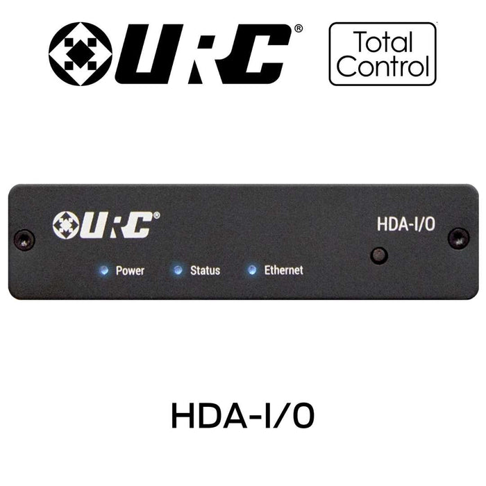 URC Total Control HDAI/O - Adaptateur de flux d'entrée/sortie qui peut être configuré par logiciel pour être utilisé comme un récepteur ou injecteur de flux audio HDA. Petit, il peut être placée presque n'importe pour fournir un son haute résolution.