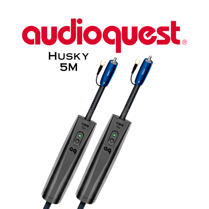 Audioquest Husky - Câbles pour caisson de basses RCA 72v DBS 5% argent