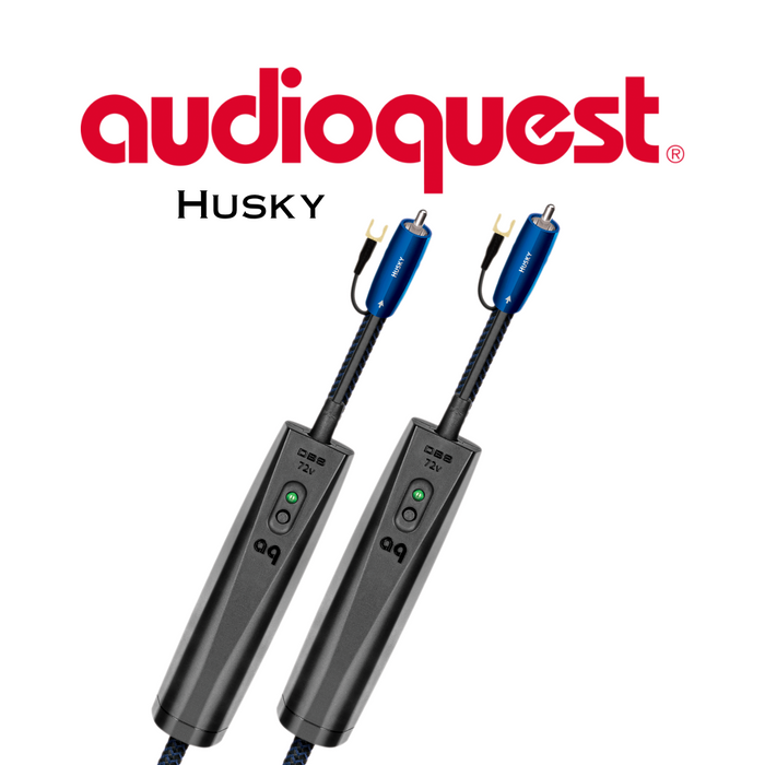 Audioquest Husky - Câbles pour caisson de basses RCA 72v DBS 5% argent