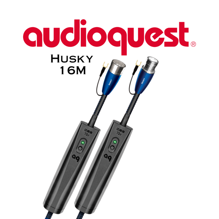 Audioquest Husky - Câbles pour caisson de basses XLR 72v DBS 5% argent