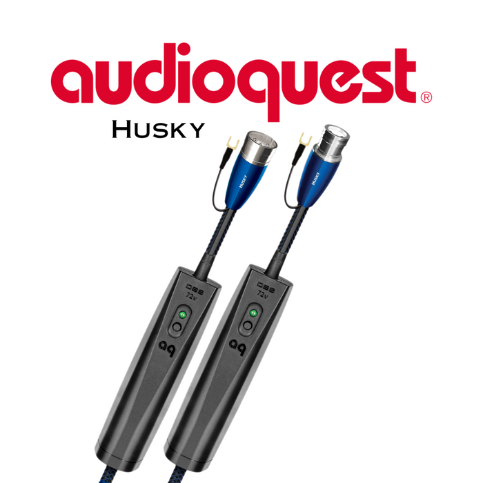 Audioquest Husky - Câbles pour caisson de basses XLR 72v DBS 5% argent