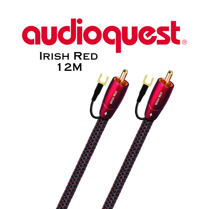 Audioquest Irish Red - Câbles pour caisson de basses à 0,5% d'argent