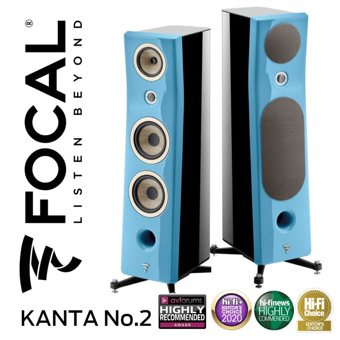 Focal Kanta No.2 - Enceintes 3 voies de type colonne entièrement dédiée à la performance acoustique et présentant une esthétique résolument disruptive : voilà résumé en quelques mots tout l’ADN de Kanta! (la paire)