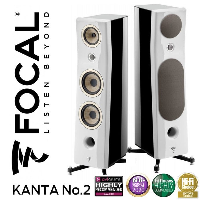 Focal Kanta No.2 - Enceintes 3 voies de type colonne entièrement dédiée à la performance acoustique et présentant une esthétique résolument disruptive : voilà résumé en quelques mots tout l’ADN de Kanta! (la paire)