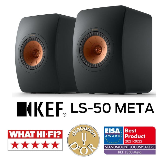 KEF LS50 META - Enceintes d'étagère d'une musicalité exceptionnelle!