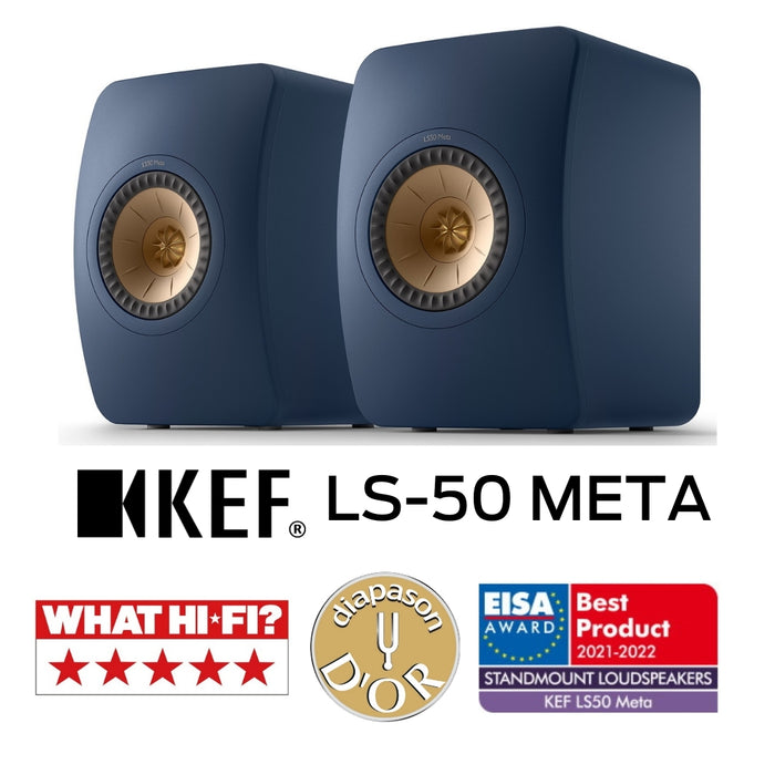 KEF LS50 META - Enceintes d'étagère d'une musicalité exceptionnelle!