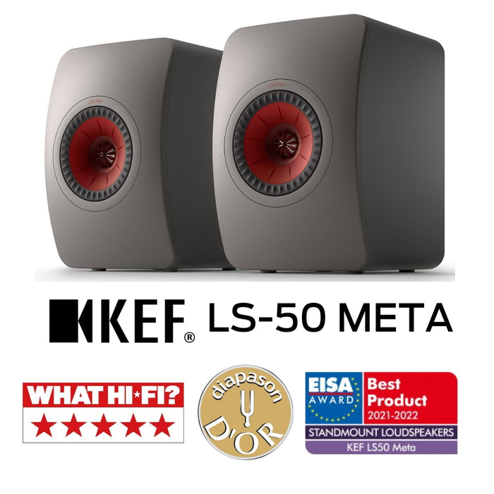 KEF LS50 Meta Noir Carbone