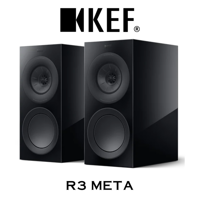 KEF R3 META - Véritable enceintes d'étagère trois voies! (la paire)
