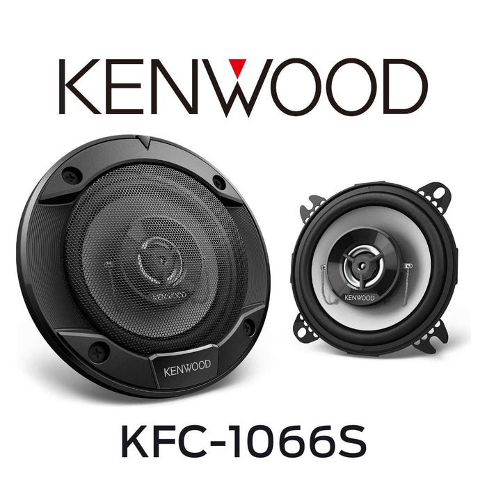 Kenwood - paire de haut-parleurs de voiture 2 voies 4" Série Sport KFC1066S