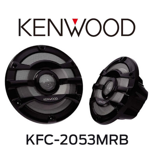 Kenwood - paire de haut-parleurs marins 2 voies avec grilles blanches 8" KFC2053MRB