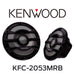 Kenwood - paire de haut-parleurs marins 2 voies avec grilles blanches 8" KFC2053MRB