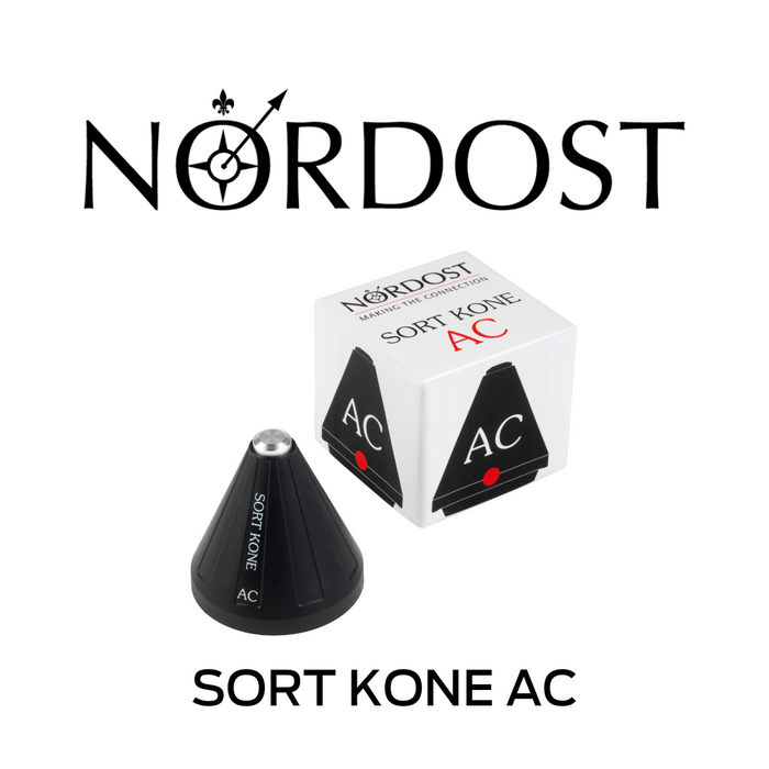 Nordost SORT KONE AC - Dispositif de contrôle de résonance en aluminium directement couplé et réglé mécaniquement, utilisant une nouvelle approche sophistiquée du problème de la prise en charge de l'électronique sensible! (vendu à l'unité)