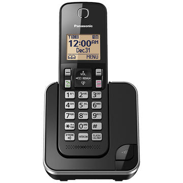 Téléphone sans fil avec 1 combiné et écran de 1.6"
