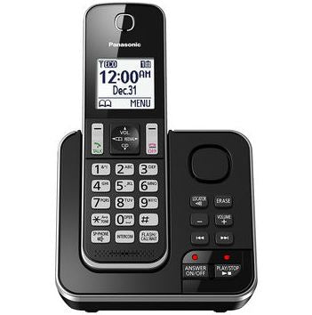 Panasonic - Téléphone sans fil avec répondeur KXTGD390B