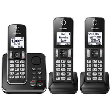 Panasonic - Téléphone sans fil avec répondeur KXTGD393B