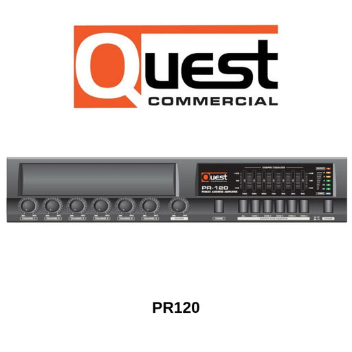 Quest Commercial - Amplificateur-Mélangeur 70V 120Watts PR120