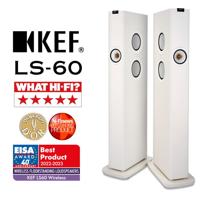 KEF LS60 Wireless - Enceintes amplifiés Intégrée de 1400W