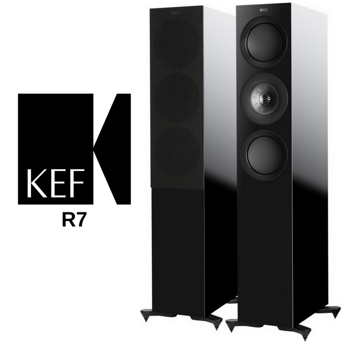 KEF - Enceintes de type colonne R7 Noires