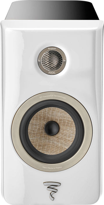 Focal Kanta No.1 Noir et Blanc laqué - Enceintes d'étagère 2 voies (Occasion)