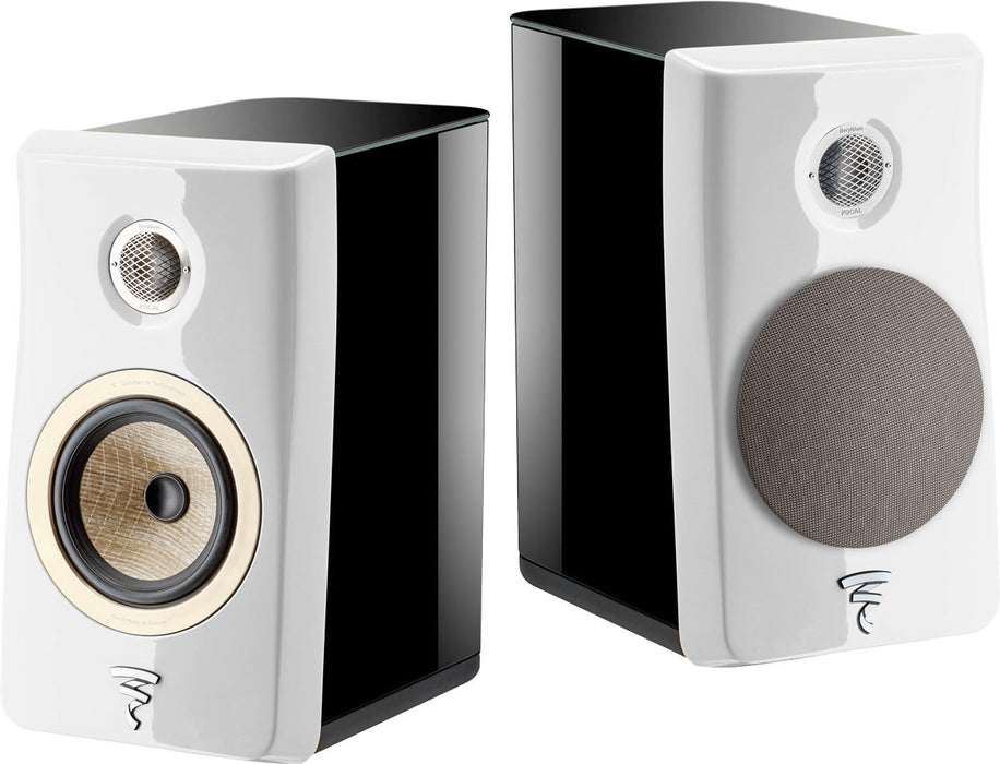 Focal Kanta No.1 Noir et Blanc laqué - Enceintes d'étagère 2 voies (Occasion)