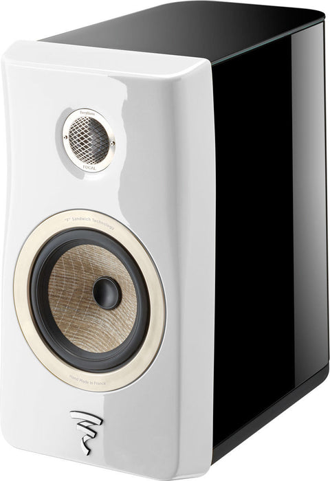 Focal Kanta No.1 Noir et Blanc laqué - Enceintes d'étagère 2 voies (Occasion)