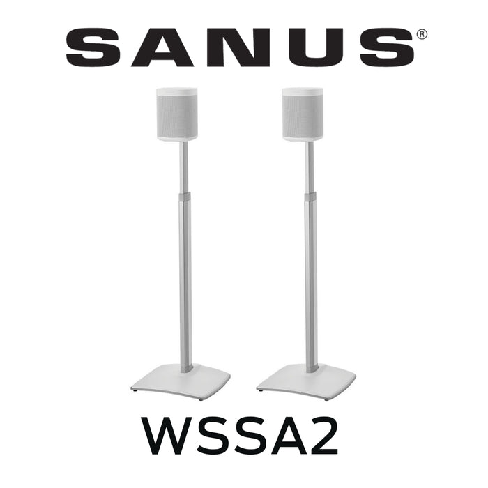 SANUS WSSA2 - Supports d'enceintes sans fil à hauteur réglable (paire)