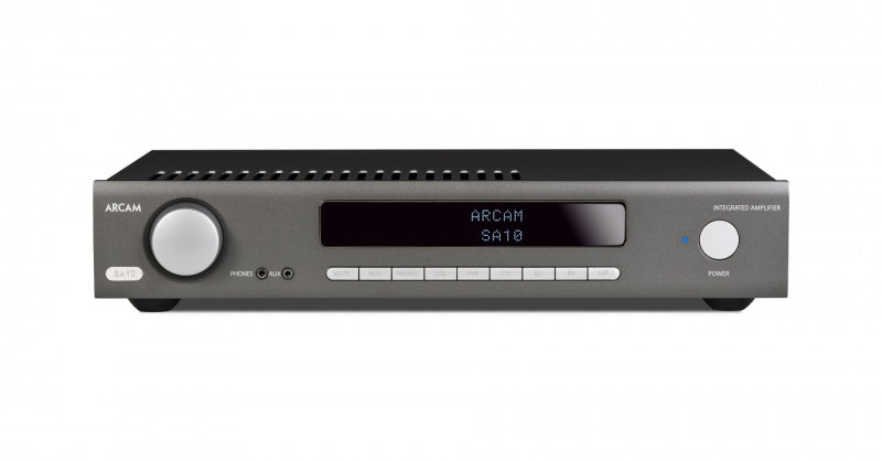 ARCAM SA10 - Amplificateur stéréo 50W/Canal de Classe A/B, DAC Sabre ESS9016K2M 32-bit, entrée phono dédiée MM